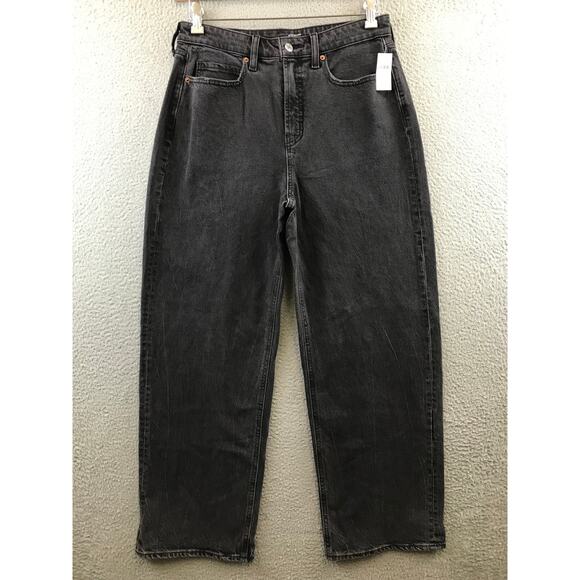 New Old Navy Extra High Rise Straight Curvy Jeans wide leg size 8 - Picture 1 of 10